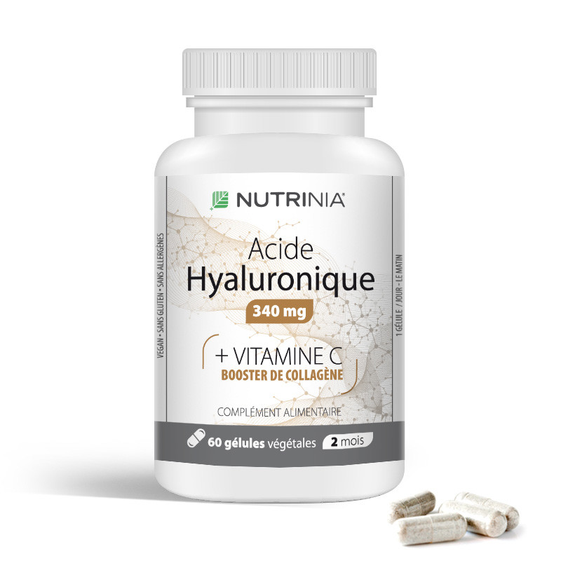 Acide Hyaluronique Naturel 340 mg Nutrinia