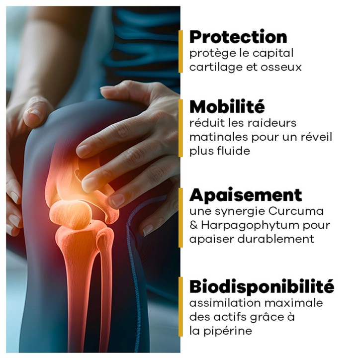 Points fort FlexyCur Bouclier anti-inflammatoire des articulations