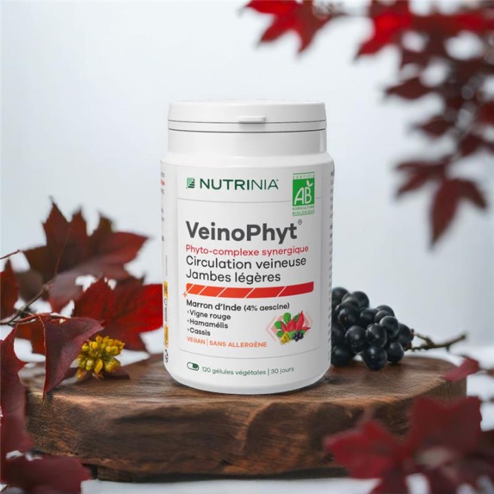 VeinoPhyt® Bio - Jambes légères, 4 plantes bio en synergie