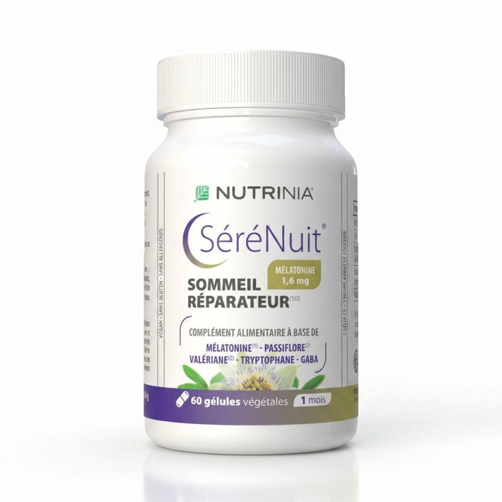 SéréNuit®  Endormissement & sommeil profond complexe mélatonine passiflore valériane