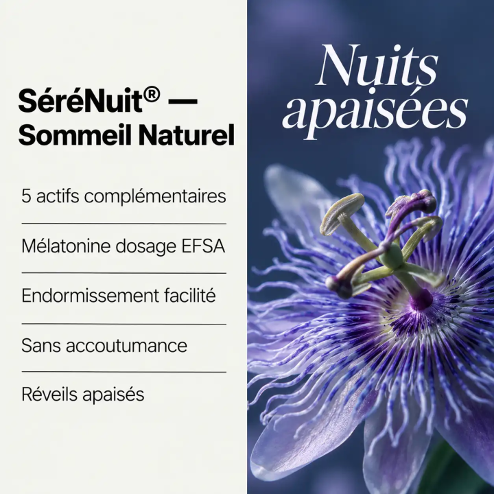 Point forts Sérénuit Nutrinia