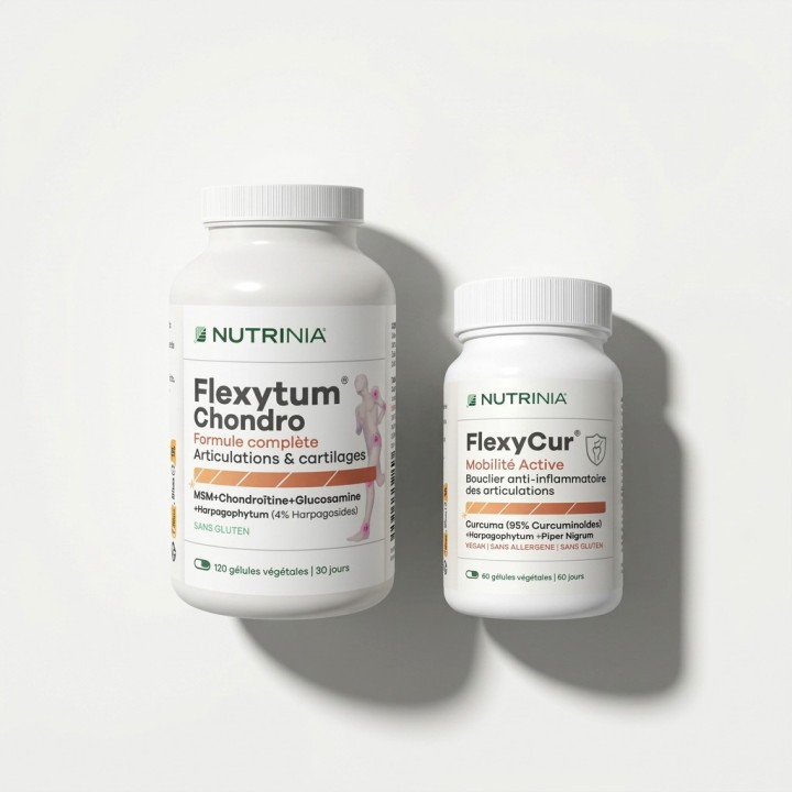 Duo Articulaire Complet®  Cartilage + Anti-inflammatoire  Nutrinia