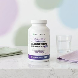 magnésium bisglycinate MagnéBis Nutrinia 120 gélules végétales