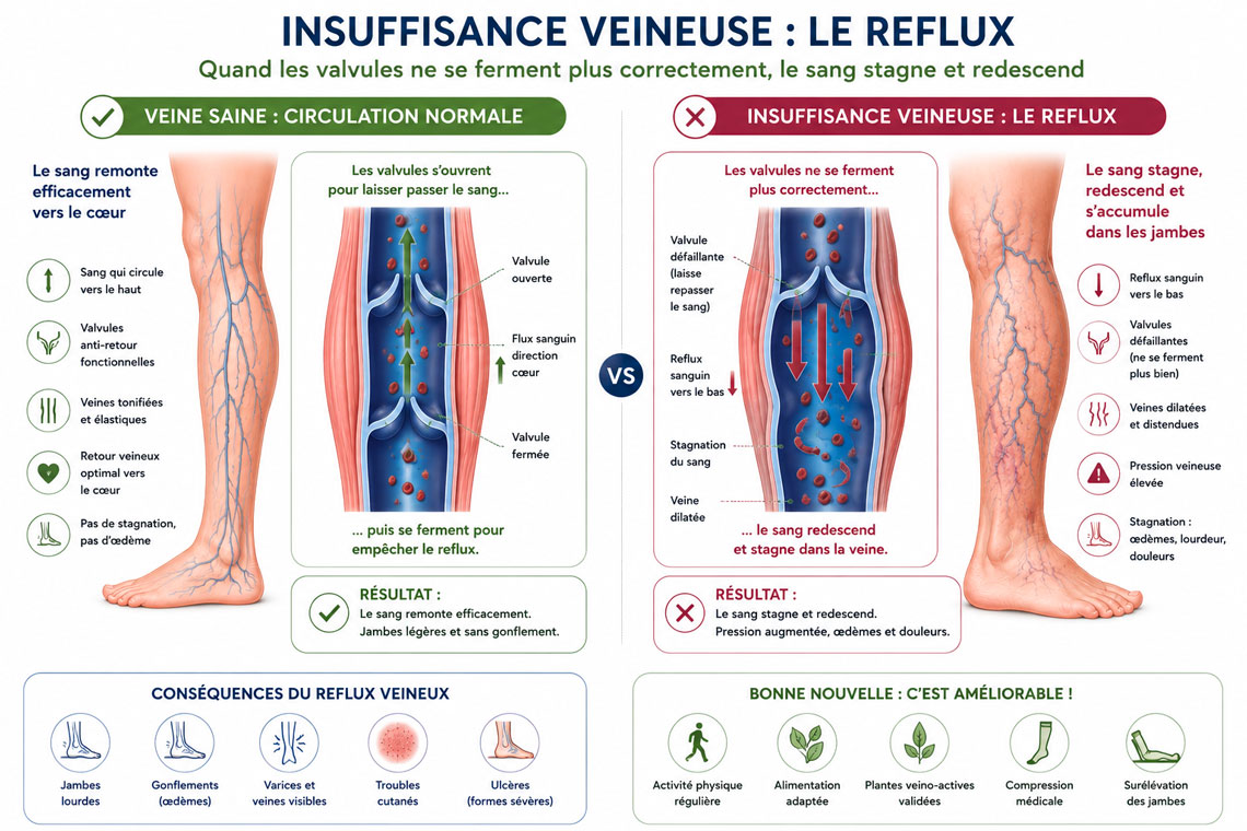 valvules veineuses fonctionnement