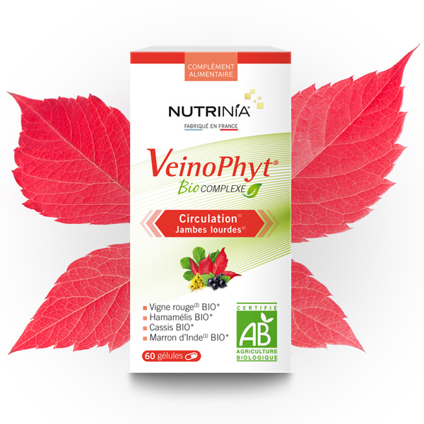Nutrinia VeinoPhyt® Circulation Bio 60 gélules
