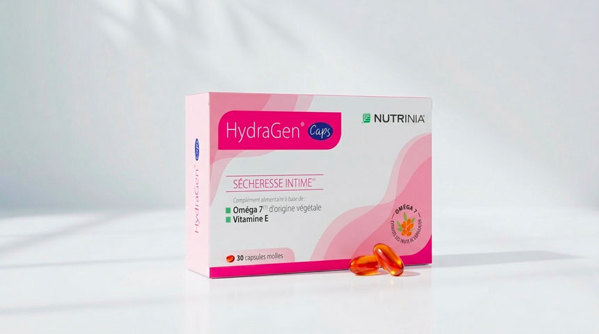 HydraGen® Sécheresse Intime boîte de 30 capsules Argousier Bio et Vitamine E